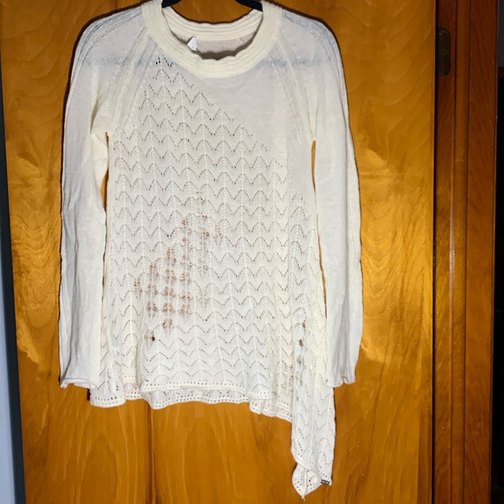 Diesel wool sheer asymmetrical sweater